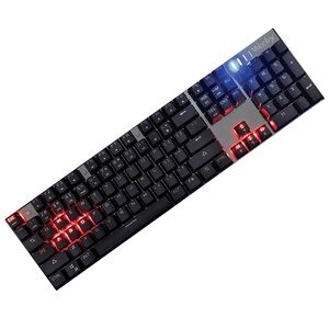 Velocilinx Brennus 104 Key Programmable Mechanical Gaming Keyboard VXGM-KB104P-O